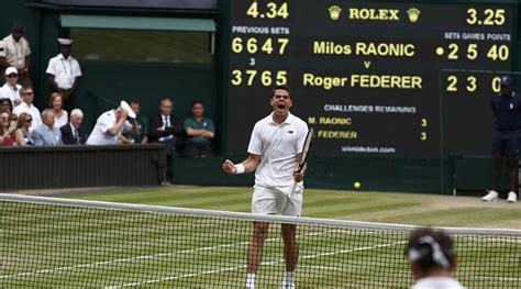 2016 wimbledon men's singles|Milos Raonic beats Roger Federer in five sets to reach .